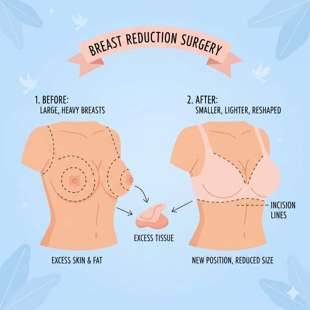 Shpjegim i Kirurgjisë së Zvogëlimit të Gjirit