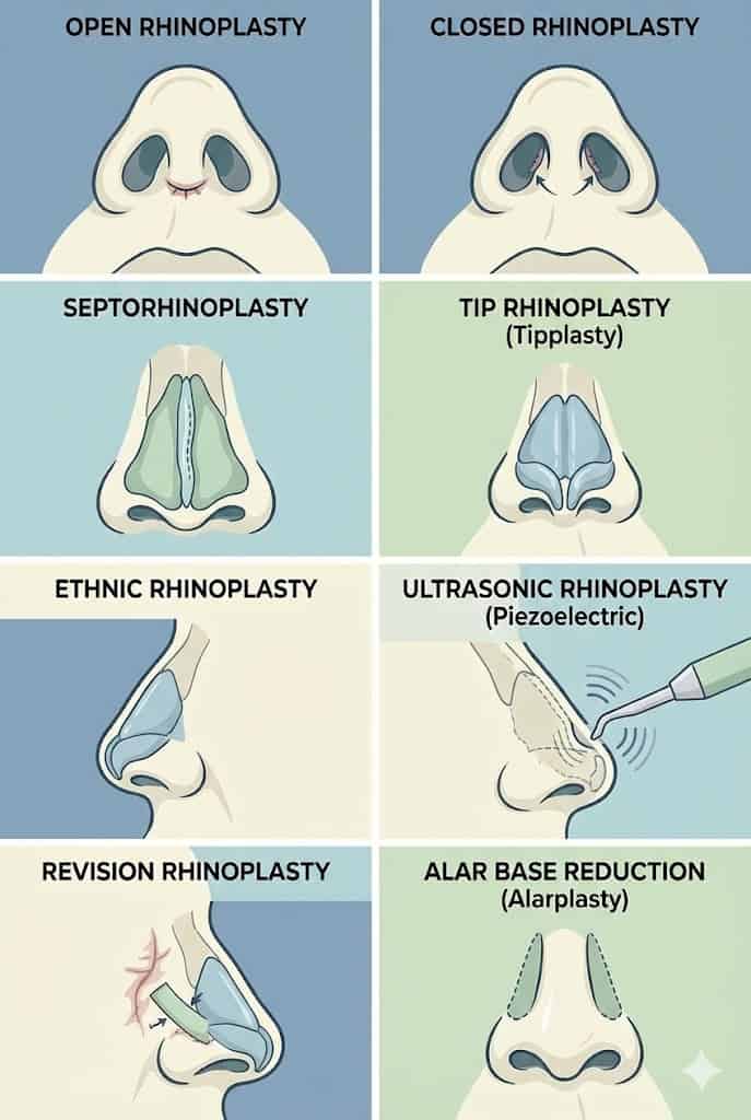 Llojet e rinoplastikës